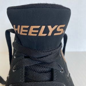 Heelys Propel 2.0 Black Wheeled Tennis shoes Sz 7